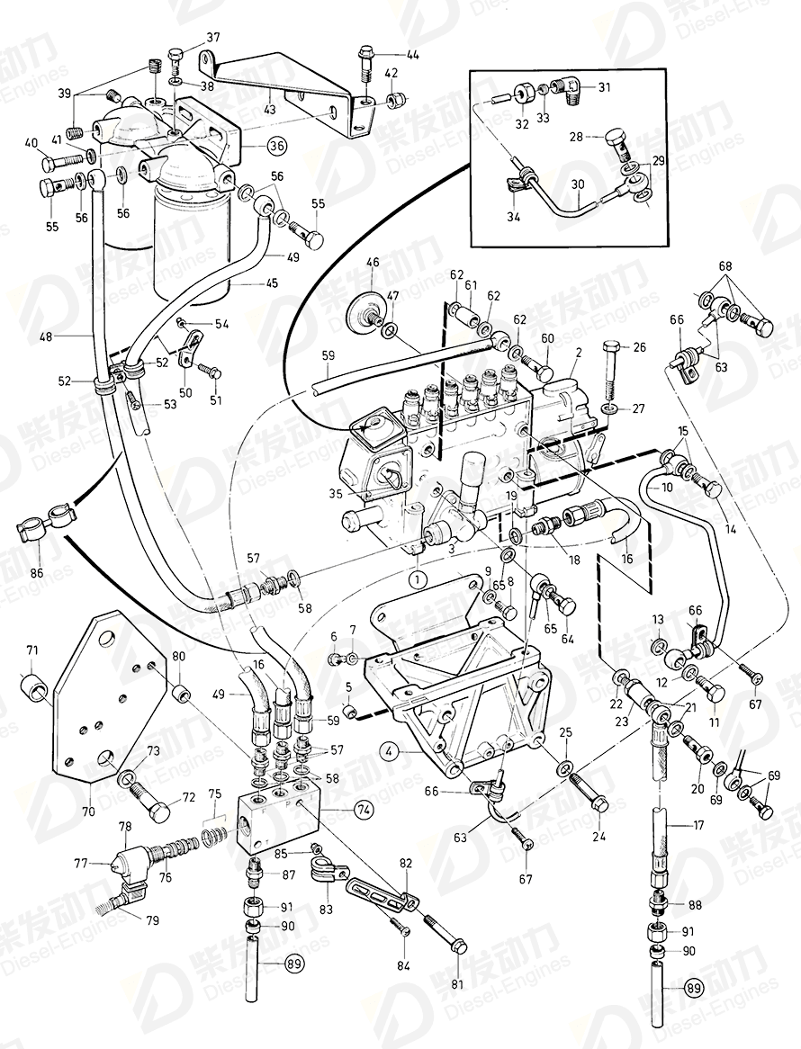 VOLVO Governor 3825564 Drawing